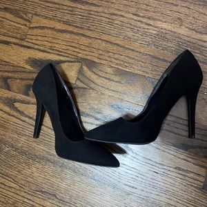 Black high heels